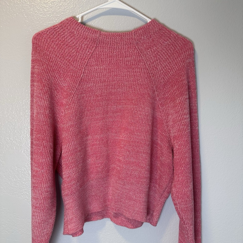 Free People Size-XS/T Women's Too Good Pink Pullover Knit Sweater - Picture 9 of 12